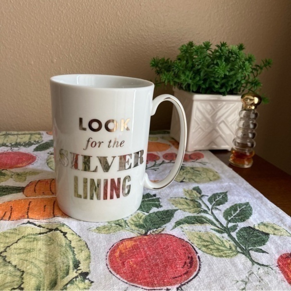 Kate Spade x Lenox Look for the Silver Lining mug